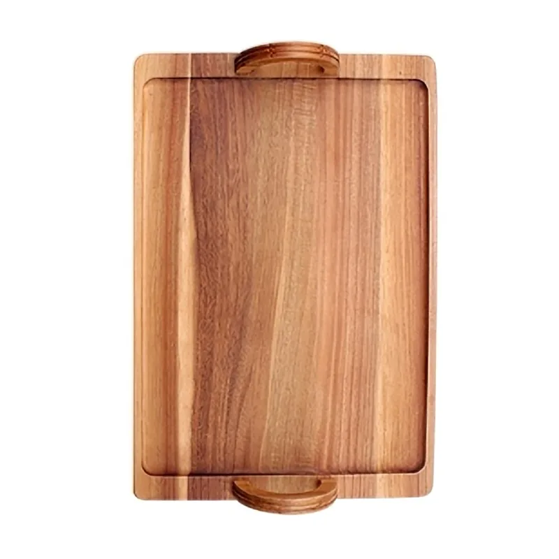 Khay đựng thức ăn bằng gỗ keo Khay đựng thức ăn bằng gỗ keo